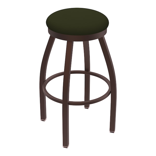 25" Swivel Counter Stool, Bronze Finish, Canter Pine Seat